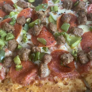 Cheese and 3 Items Pizza