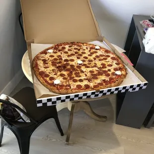 Family size pizza