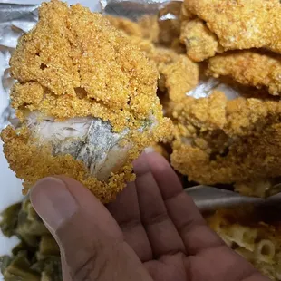 Fried Catfish Nuggets Dinner