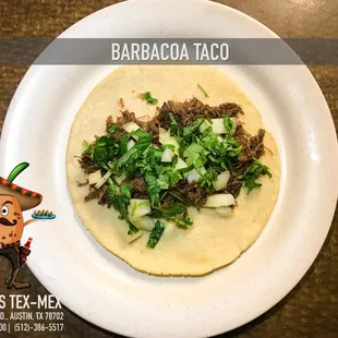 Barbacoa Taco