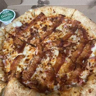Triple Bacon Pizza