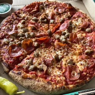 Two Toppings- Meats and Cheese