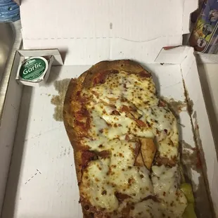 Sure enjoyed my "heart" shaped pizzas I had delivered to me last night ...  #smh