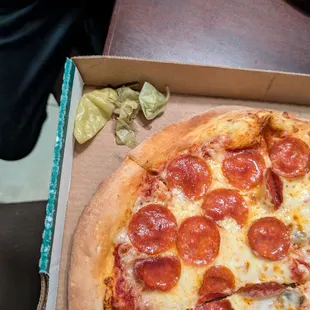 Dehydrated peppercinis and pizza that could be better