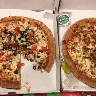pizza, food