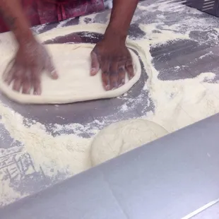 Papa John's Pizza - Making some pies