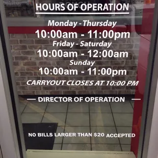 Papa John's Pizza - Hours