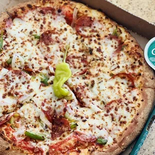 Create Your Own Medium Pizza.  YUM!
