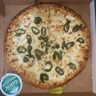 Small Original Crust Cheese Pizza with Jalapeno Peppers