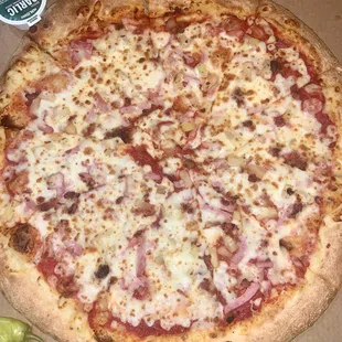 Medium Original Crust Hawaiian Pineapple Pizza