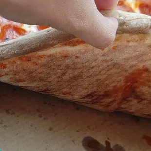 undercarriage of ny style pizza