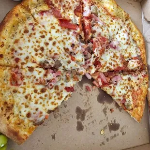 Literally a pile of meat in the center