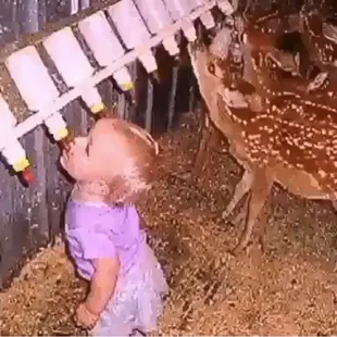 This is my daughter in the back of the restaurant