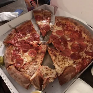 pizza, food