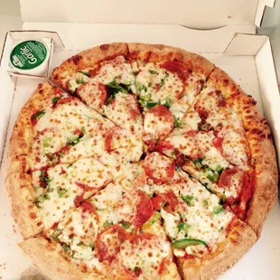 Consistent. The size of the slices vary, as it should be.