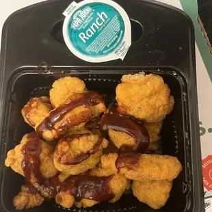 chicken wings and fried chicken, food