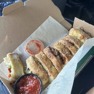 The Cal Zone Bites bought 01/31/24, it was heaven in every bite. It's night and day and I don't know what happened.