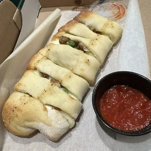 The Cal Zone Bites bought 02/01/24, the day after because the previous day it was so good. Disappointing.