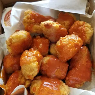 Buffalo Chicken Poppers