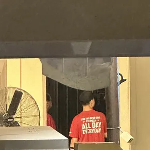 Two dirt bags smoking in the back