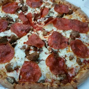Unfortunate let down for a &quot;Monster Toppings&quot; pizza.