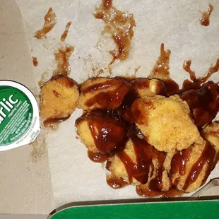 Sweet n spicy chicken bites