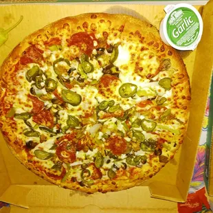 pizza, food