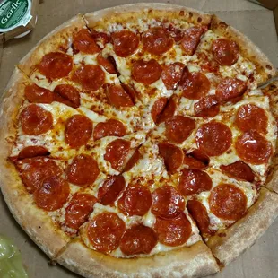 Large original crust pepperoni