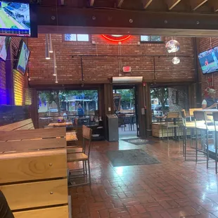 the inside of the restaurant