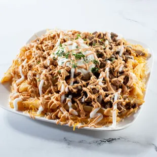 Beef and Chicken Shawarma Loaded Fries