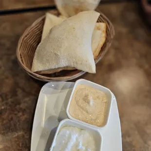 10.18.23 Pita bread and Hummus