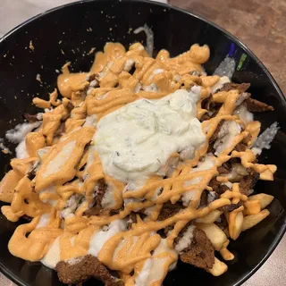 Chipotle Beef Shawarma Loaded Fries