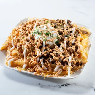 Chipotle Chicken Shawarma Loaded Fries