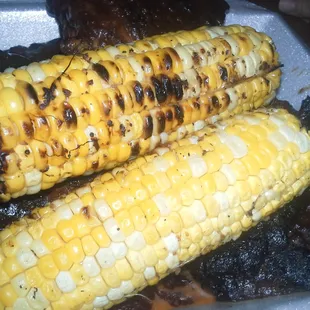 Chicken, Corn, and Rib Meat!