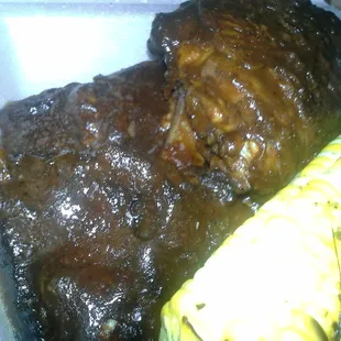 Chicken, Corn, and Rib Meat!