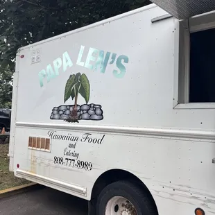 Look for this food truck. Papa Len's!