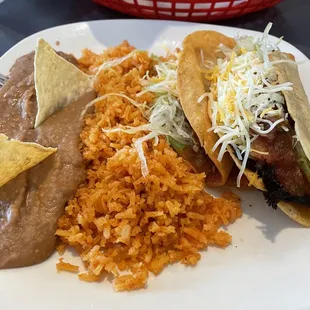 Hard taco combo