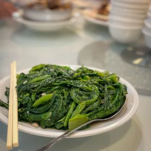 Garlic vegetable Green