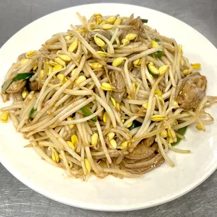 Pork Intestines w/ Bean Sprouts