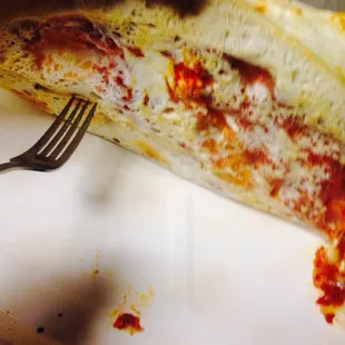 Pizza is falling apart!