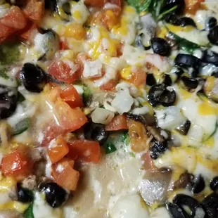So much water that the top layer of crust cannot get cooked
