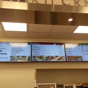 Menu board