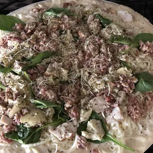 Chicken Bacon Artichoke Pizza (Baking Required) regular crust