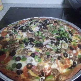 Very good pizza! Papa&apos;s favorite pan. We will definitely be back
