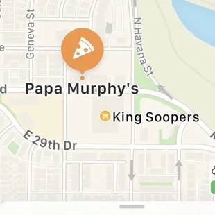 the location of papa murphy's