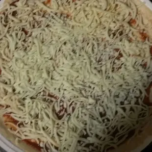 My poor skimpy chz pizza