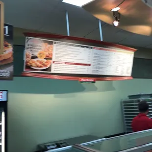 the menu of the restaurant