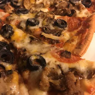 Cowboy pizza on gluten free crust!
