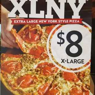 Great service from Afernado tonight. Tried the XL NY
