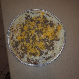 Large Taco Pizza Minus Veggies